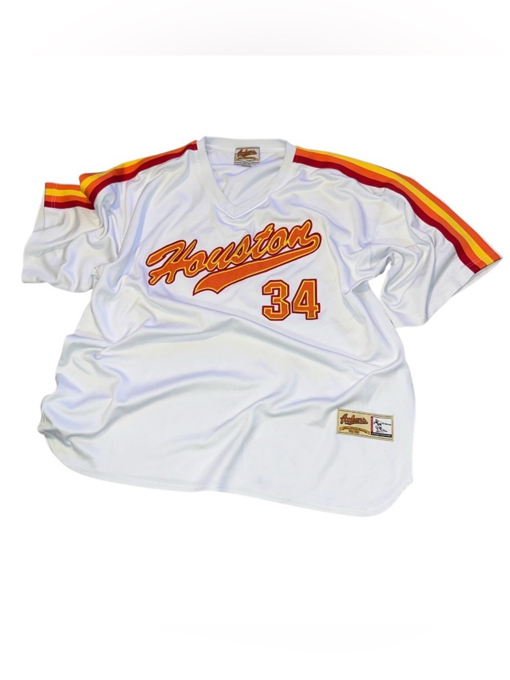 VTG Ackers #34 Huston Astros Nolan Ryan embroidered baseball jersey men’s XXXL